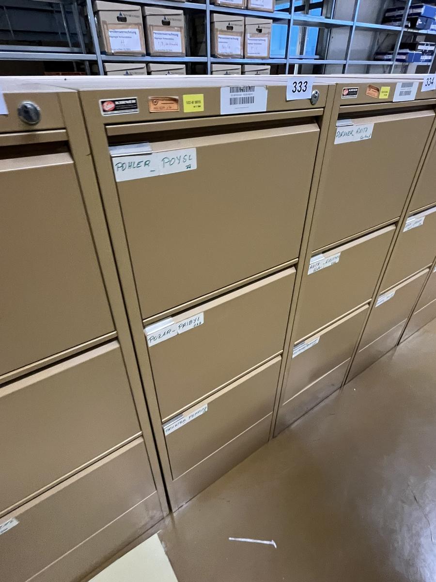 Blech - Werkzeugschrank mit 3 Auszugsladen, 140x80x65cm