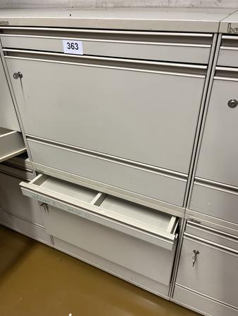 Bene 6ladiger Auszugsschrank, ca. 127x70x7cm Bene 6ladiger Auszugsschrank, ca. 127x70x7cm