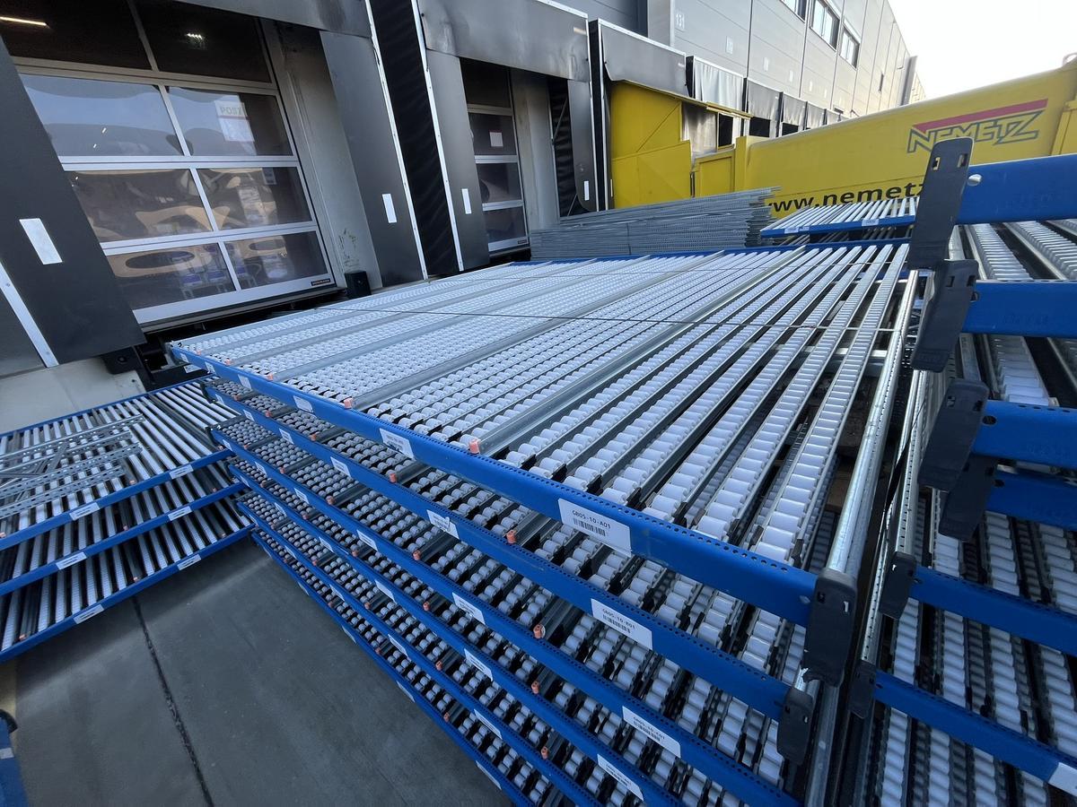 6 Stk.BITO Rollregale f&uuml;r St&uuml;ckgut 270/250/13 cm