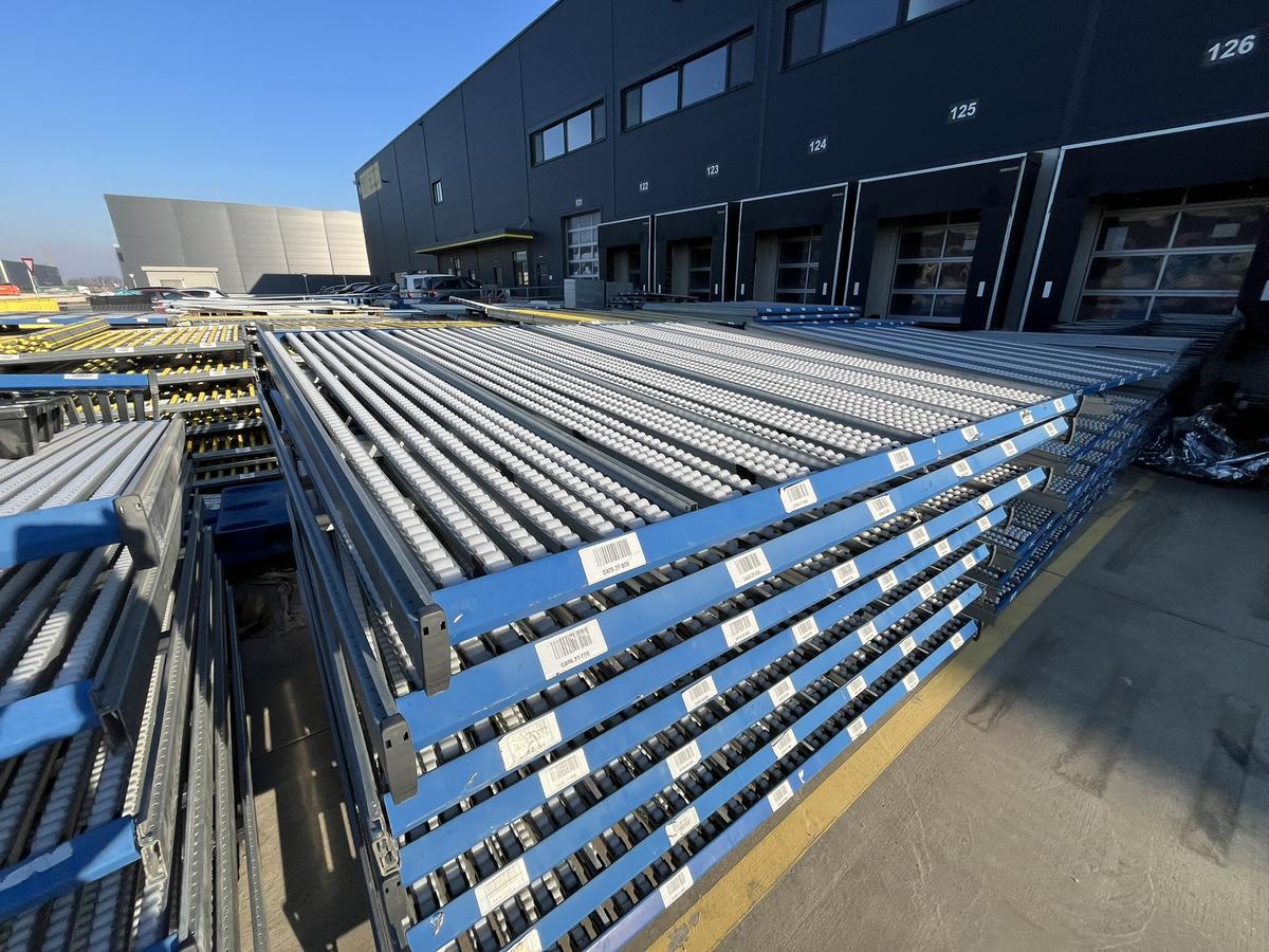 7 Stk.BITO Rollregale f&uuml;r St&uuml;ckgut 270/250/13 cm