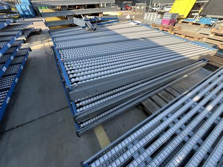 5 Stk.BITO Rollregale f�r St�ckgut 270/250/13 cm