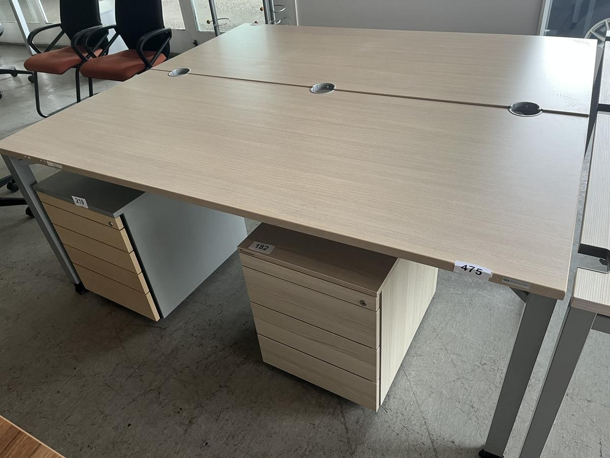 Schreibtischmodul ca. 180 x 80 cm