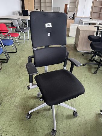 Steelcase B�rodrehstuhl mit Armlehne schwarz , verstellbar
