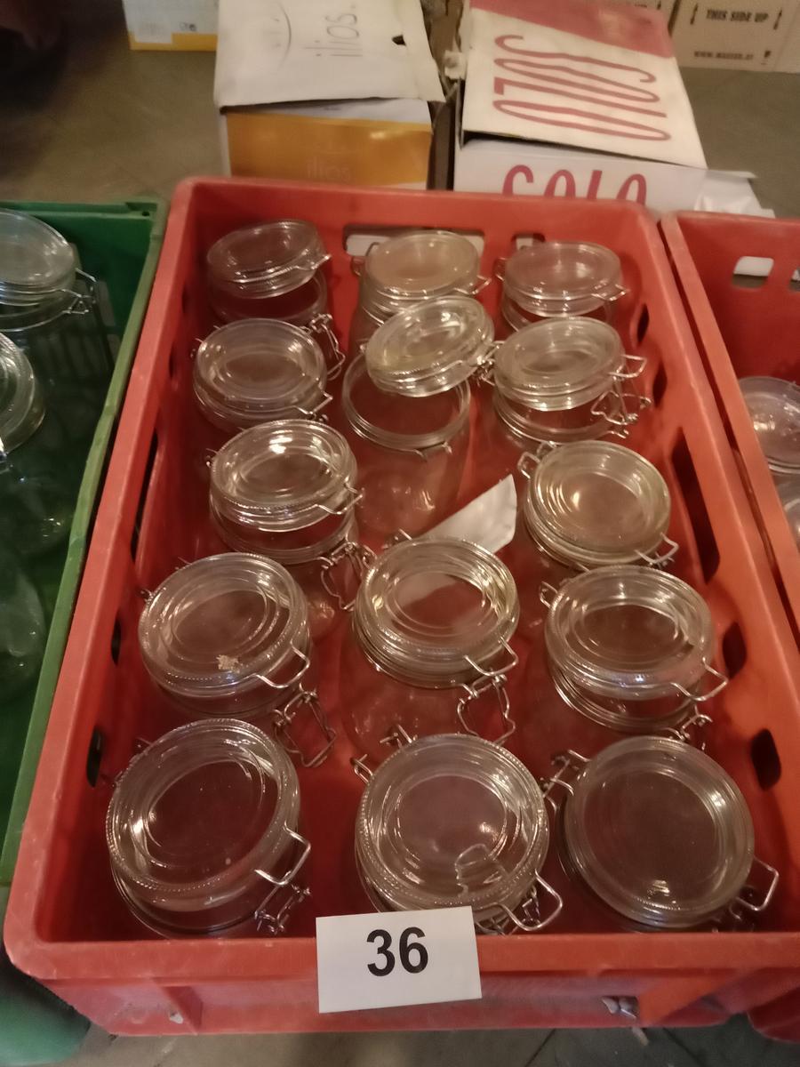 38 St&uuml;ck Rexgl&auml;ser mit Glasdeckel