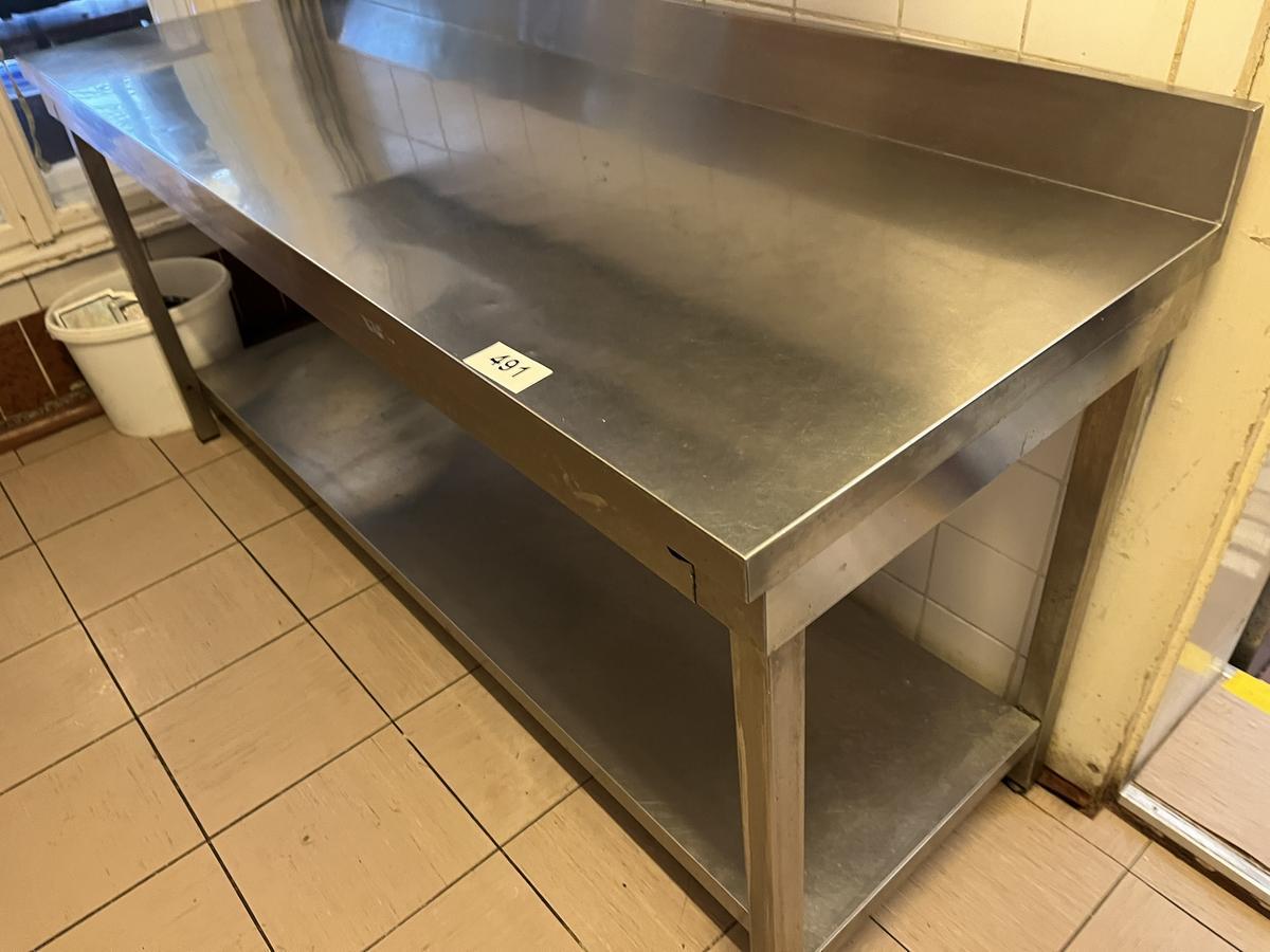 Edelstahl Arbeitstisch ca. 180x60 cm?d=2026-01-28 15:49:22