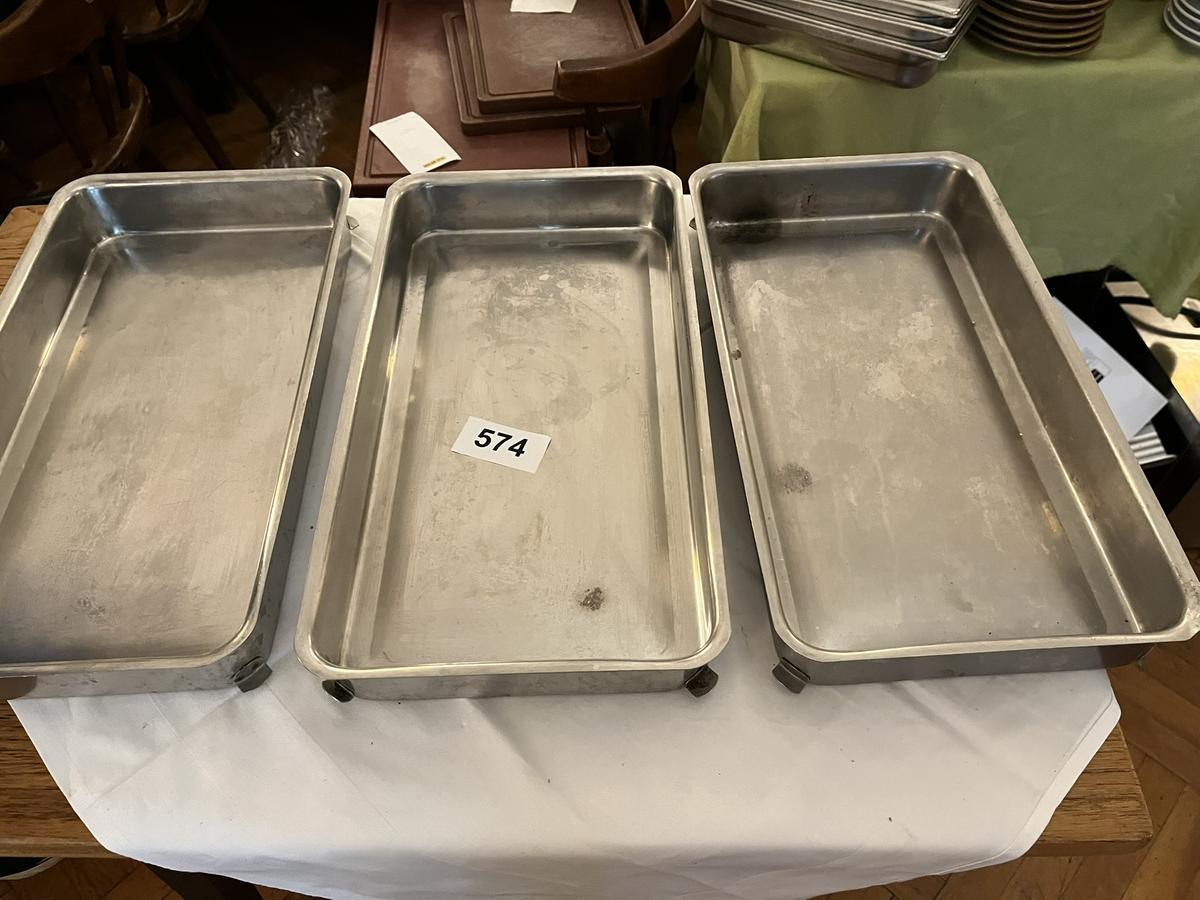 3 St&uuml;ck Pfannen 48/26/5 cm