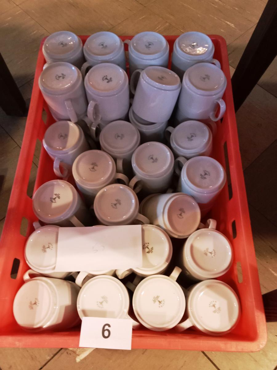 48 St&uuml;ck Porzellenatassen 0.25