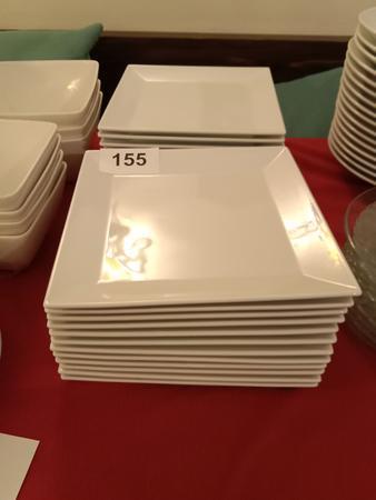 24 Stück Porzellanteller 24/24 cm 24 Stück Porzellanteller 24/24 cm