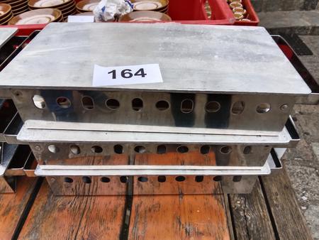 6 Stück Rechaud, Betrieb mit Teelichter 6 Stück Rechaud, Betrieb mit Teelichter