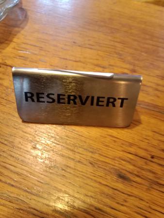 25 Stück Reserviert Tischschilder 25 Stück Reserviert Tischschilder