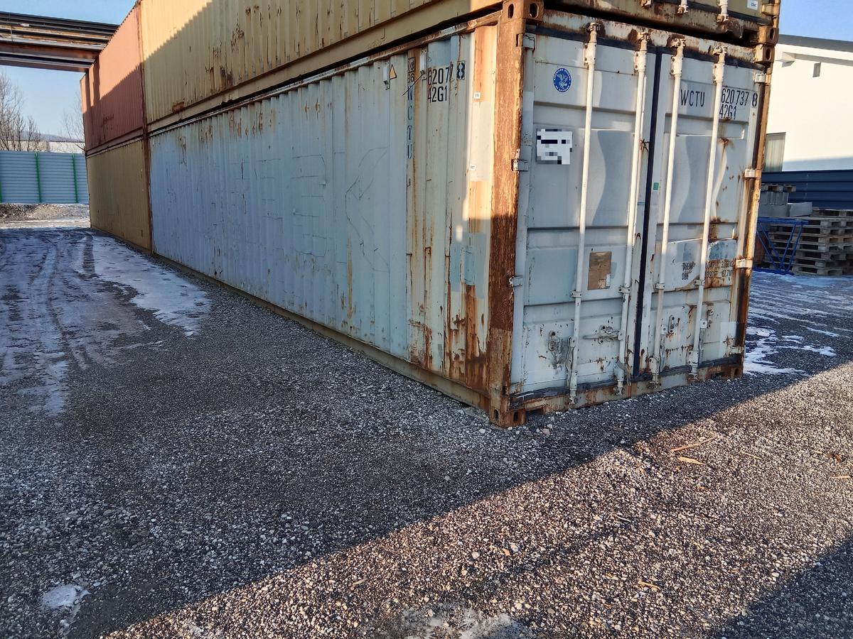 SEECONTAINER 40 FUSS ca.12.20 x 2.44 m mit Doppelt&uuml;re