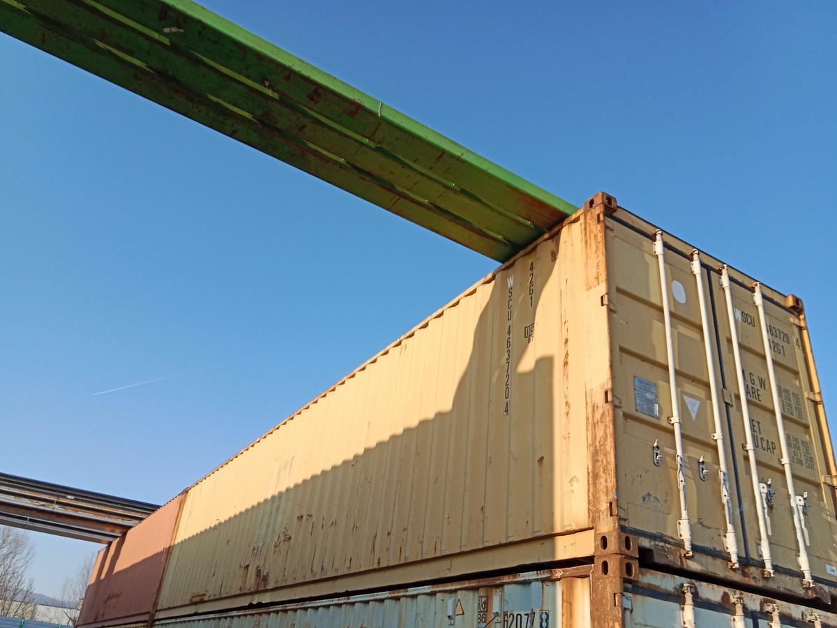 SEECONTAINER 40 FUSS ca.12.20 x 2.44 m mit Doppelt&uuml;re