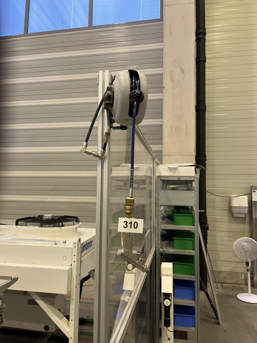 Druckluftschlauchrolle f&uuml;r Wandmontage