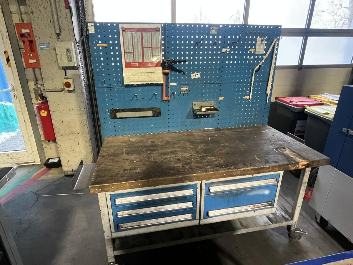 BOTT Werkbank mobil ca. 150/70/170 cm mit 5 Laden?d=2026-02-06 03:58:15