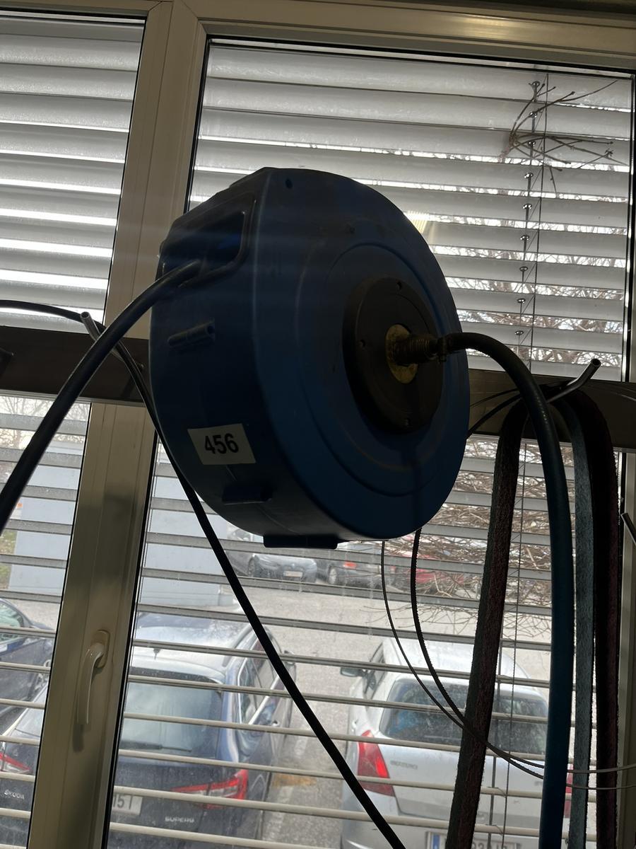 Druckluft-Schlauchrolle f&uuml;r Wandmontage