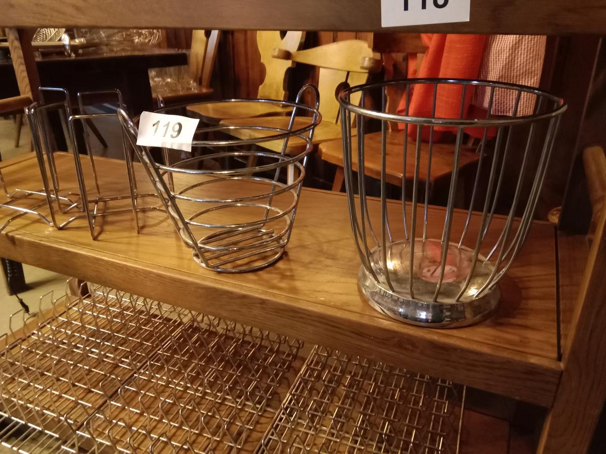 2 St&uuml;ck Serviettenspender , 2 x Fruchtkorbst&auml;nder