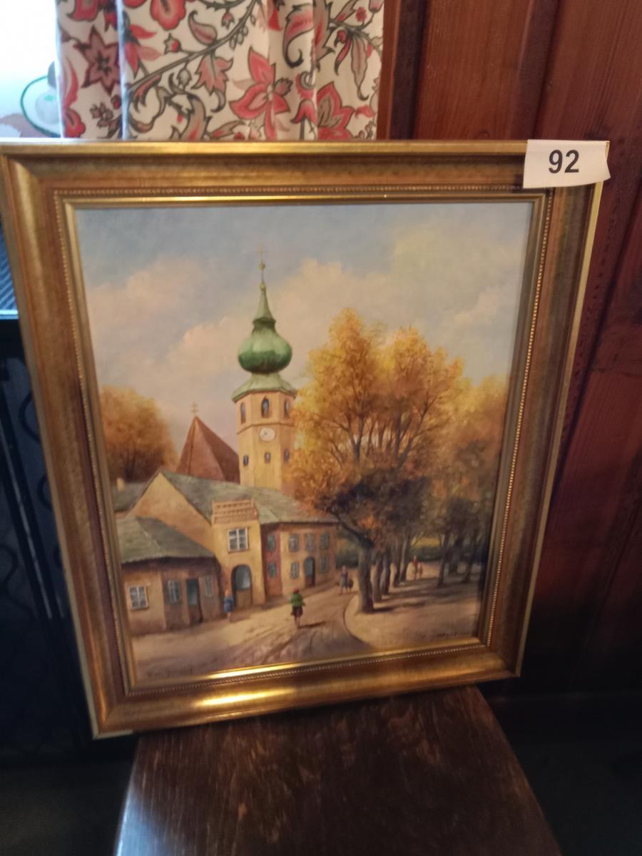 Wandbild: Grinzinger Ansicht 58/48 cm