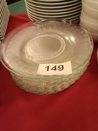 13 St�ck Glasteller 23 cm