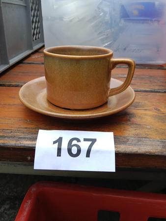 86 St�ck Tassen mit Untersetzer