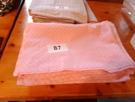 12 St�ck Tischl�ufer in rosa 90/130 cm