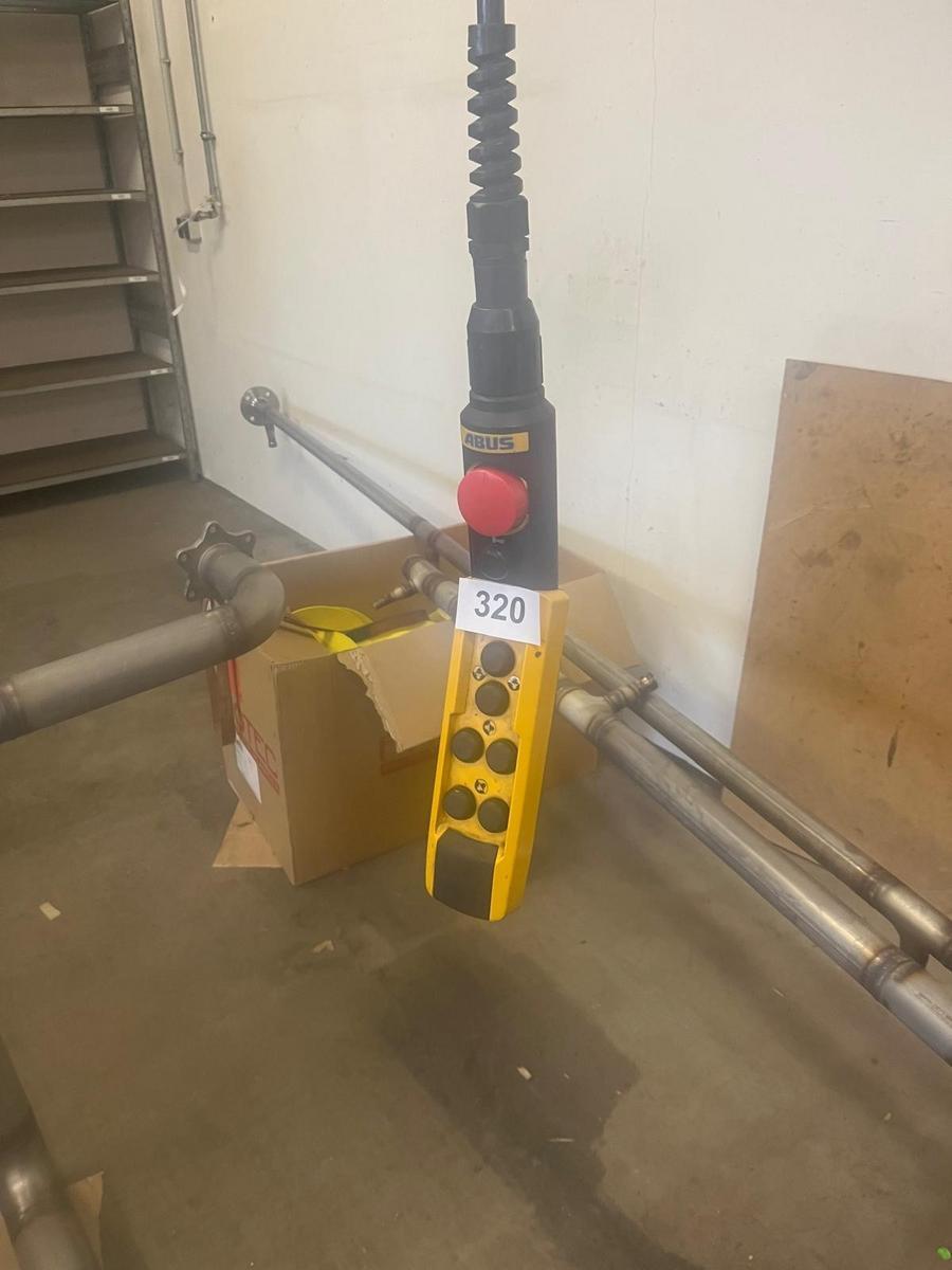 ABUS Hallenkran mit Hubkraft 1000 kg und ca.13 lfm Schienenfahrwerk