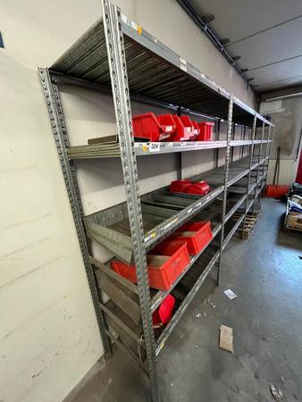 ca. 5.10 lfm Ersatzteil Regalanlage verzinkt H: 2 m , T: 0.5 m ca. 5.10 lfm Ersatzteil Regalanlage verzinkt H: 2 m , T: 0.5 m