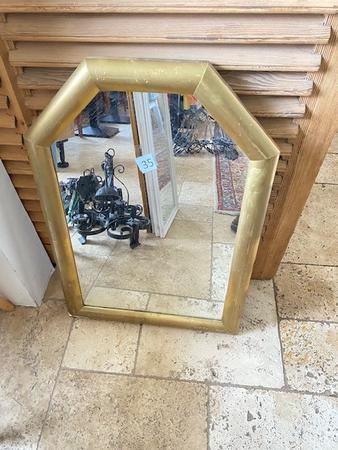 vergoldeter Holzspiegel 49 x 73 vergoldeter Holzspiegel 49 x 73