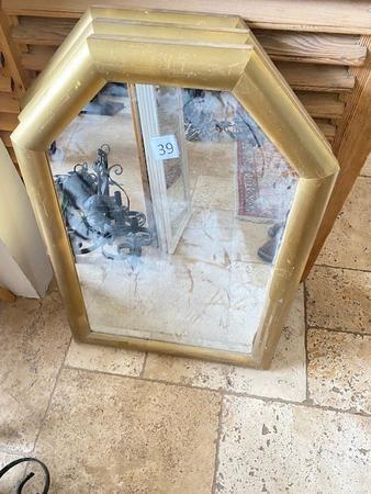 vergoldeter Holzspiegel 49 x 73 vergoldeter Holzspiegel 49 x 73