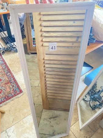 Spiegel weiß 124 x 34 Spiegel weiß 124 x 34