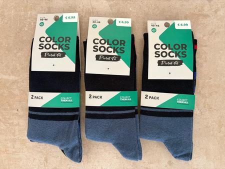 6 Paar Colorsocken Gr��e 43-46