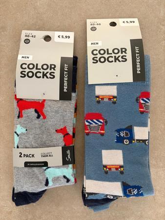 4 Paar Colorsocken Gr��e 40-46