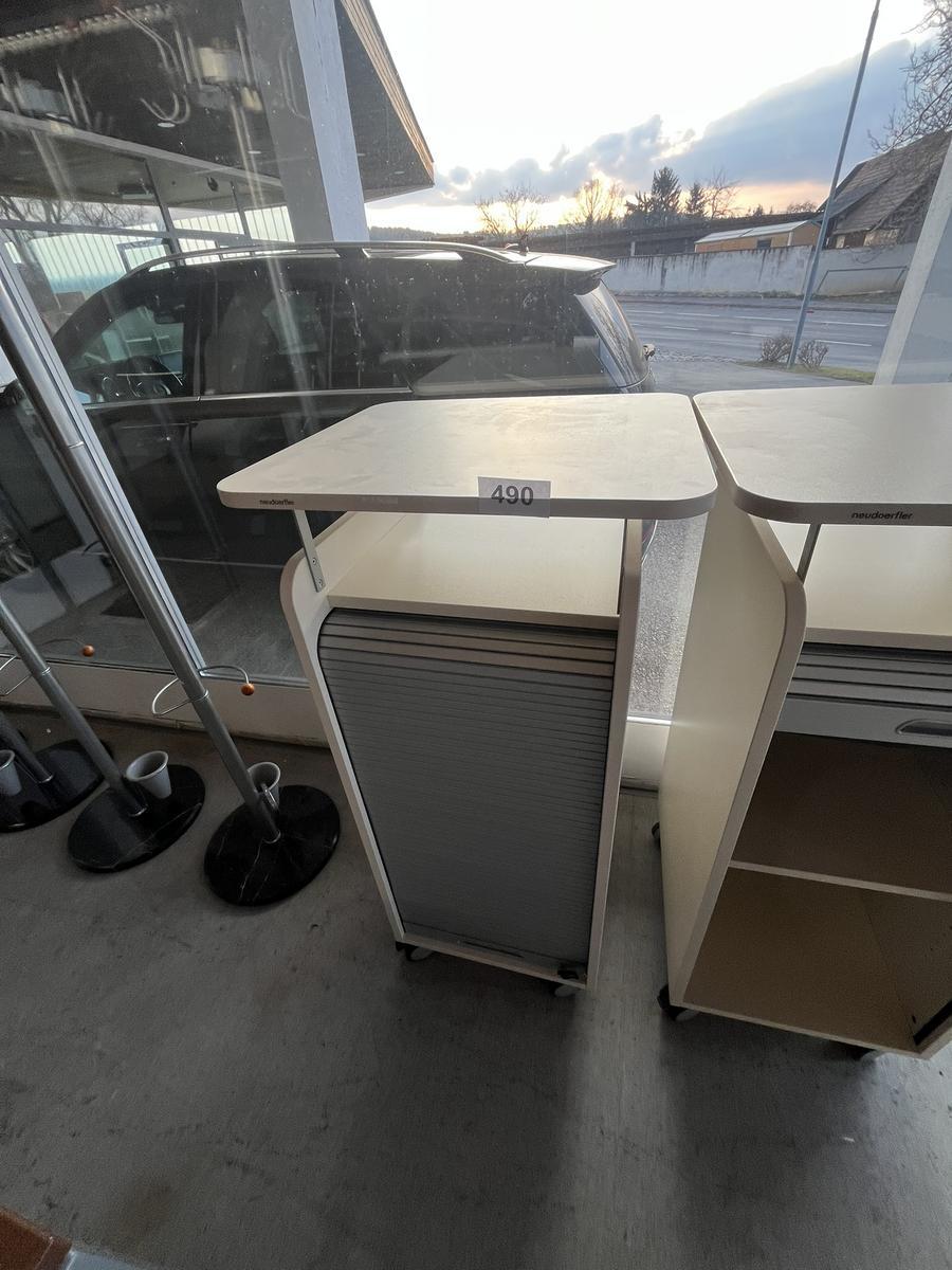 HIGH Caddy Rollcontainer mit Auszugslade versperrbar ca. 55/55/110 cm