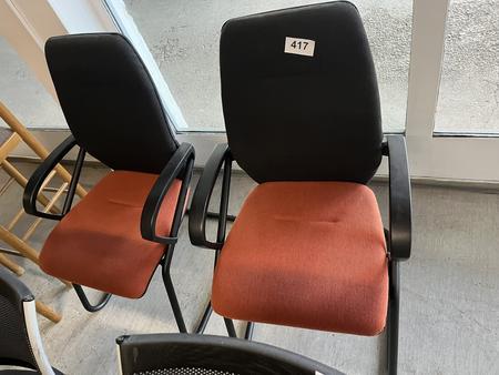 2 Stück Freischwinger - Bürostühle 2 Stück Freischwinger - Bürostühle