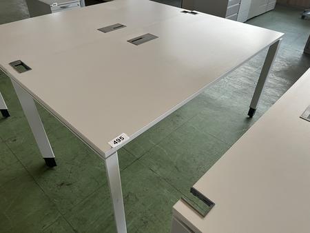 STEELCASE Schreibtisch weiß mit 160/80 cm STEELCASE Schreibtisch weiß mit 160/80 cm
