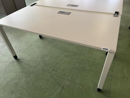 STEELCASE Schreibtisch weiß mit 160/80 cm STEELCASE Schreibtisch weiß mit 160/80 cm