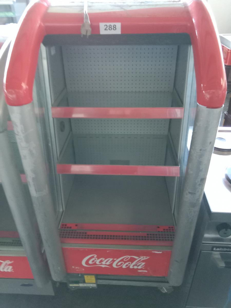 Coca Cola offene K&uuml;hlvitrine, 65x70x140cm