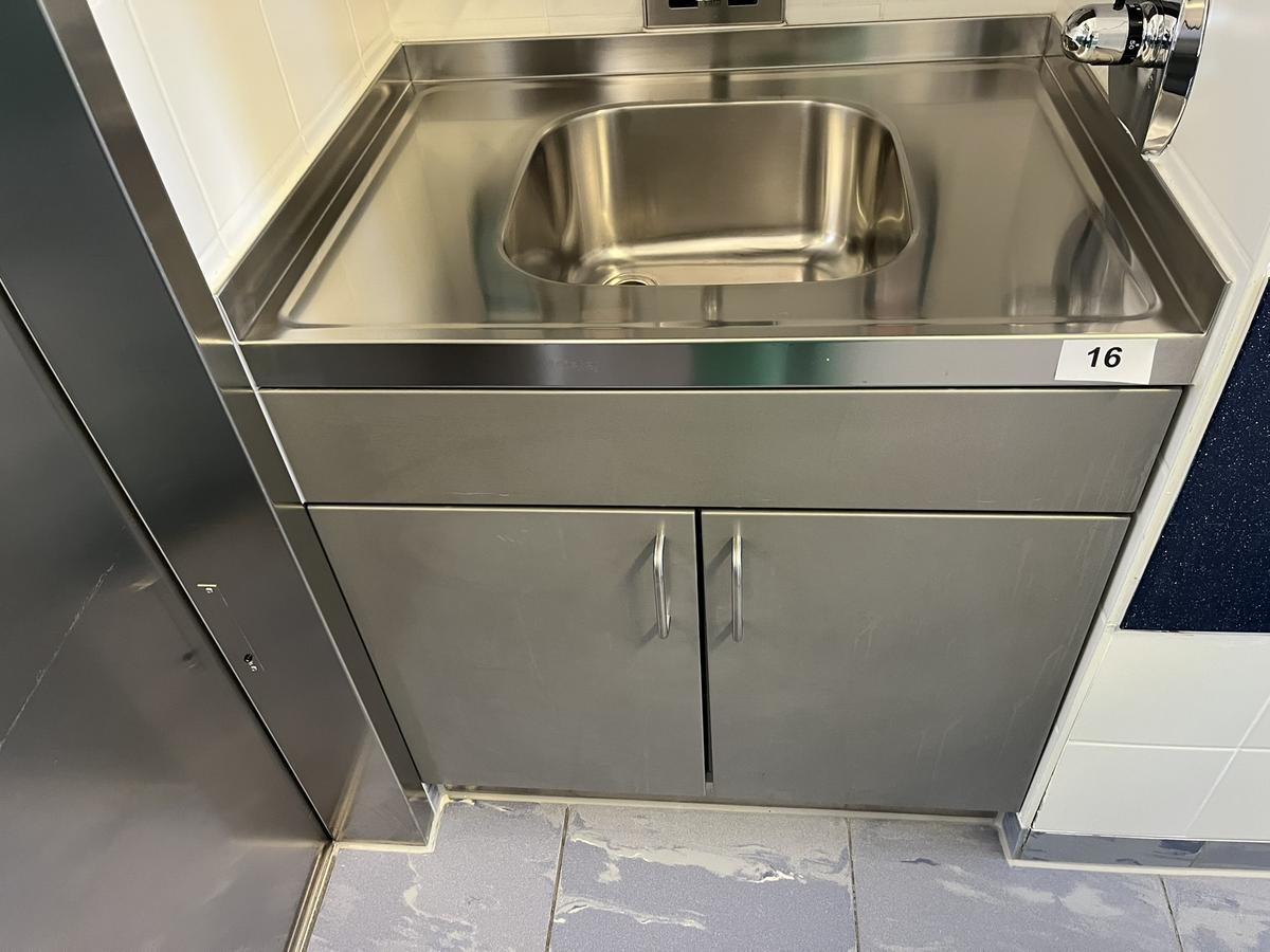 Edelstahl Sp&uuml;lmodul, 80x60x85cm