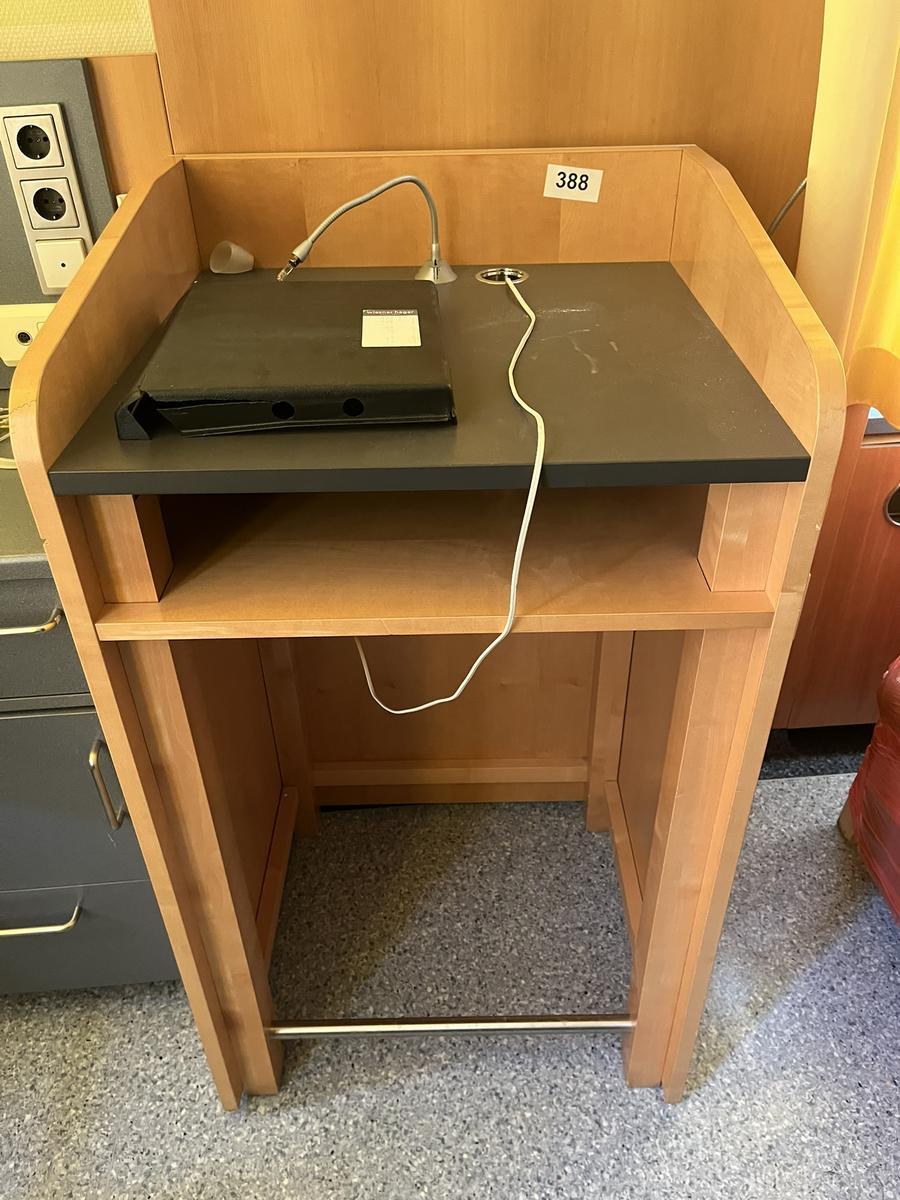 Rednerpult ca. 70/35/115 cm