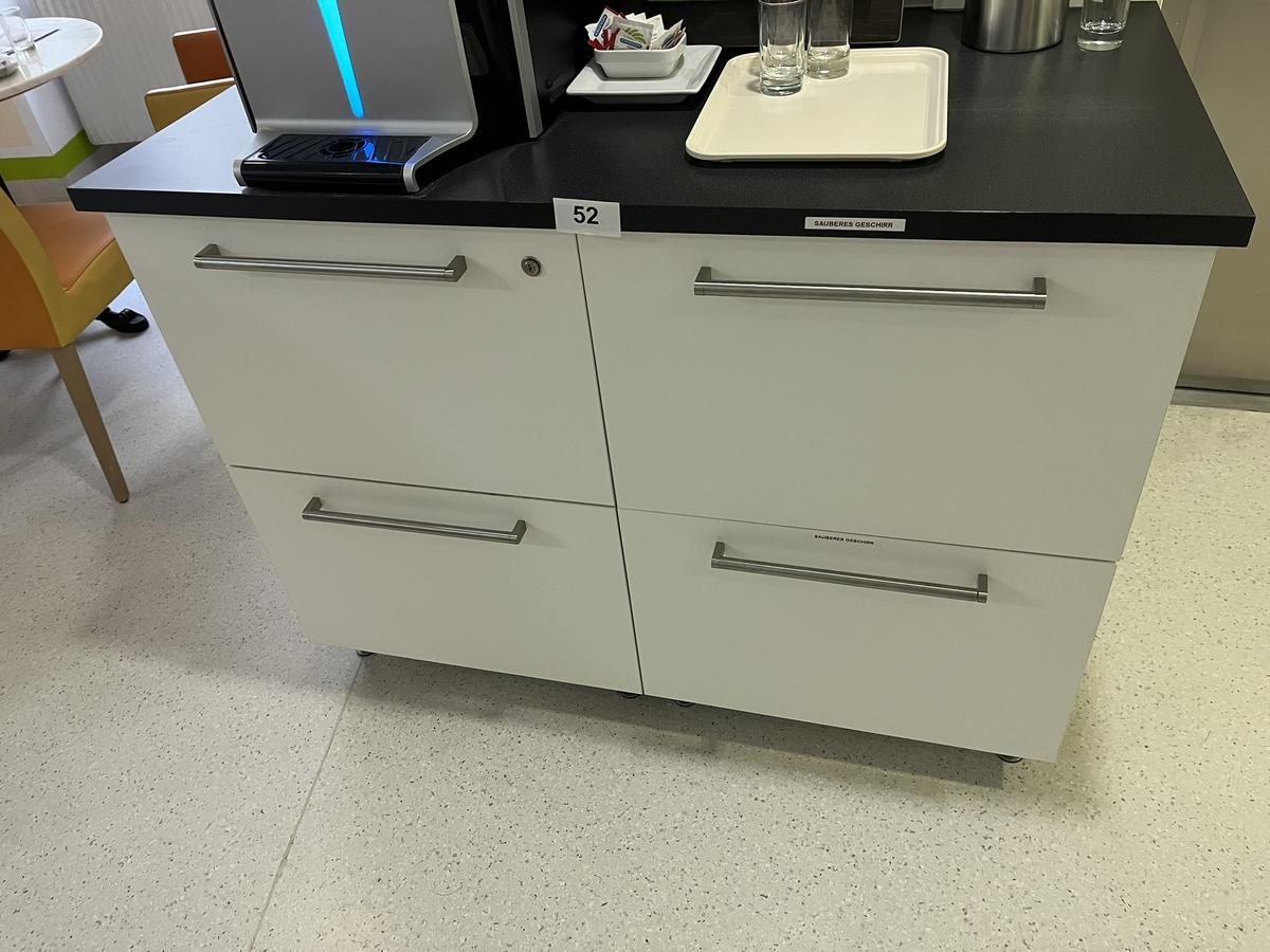 Schrankmodul, freistehend, mit Laden, 125x65x93cm