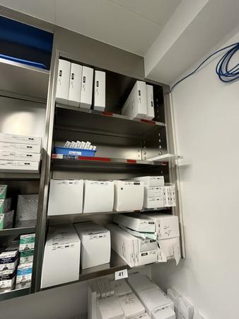 Edelstahlregal, offen, 80x40x120cm