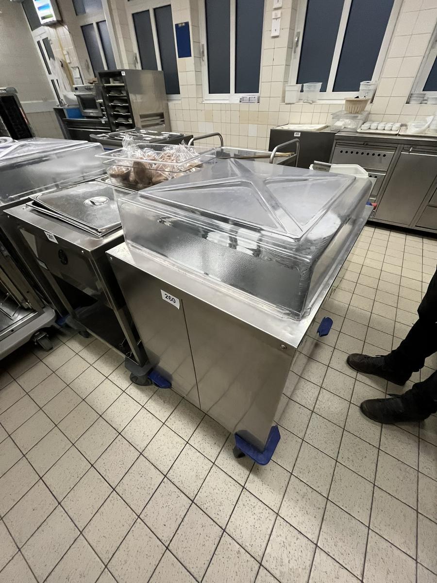 Tellerstapler elektrisch beheizt ca. 90/65/90 cm