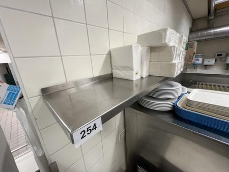 Edelstahl H�ngeregal 180/30 cm