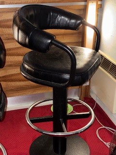 5 Stk. Barhocker mit Fu&szlig;st&uuml;tzen