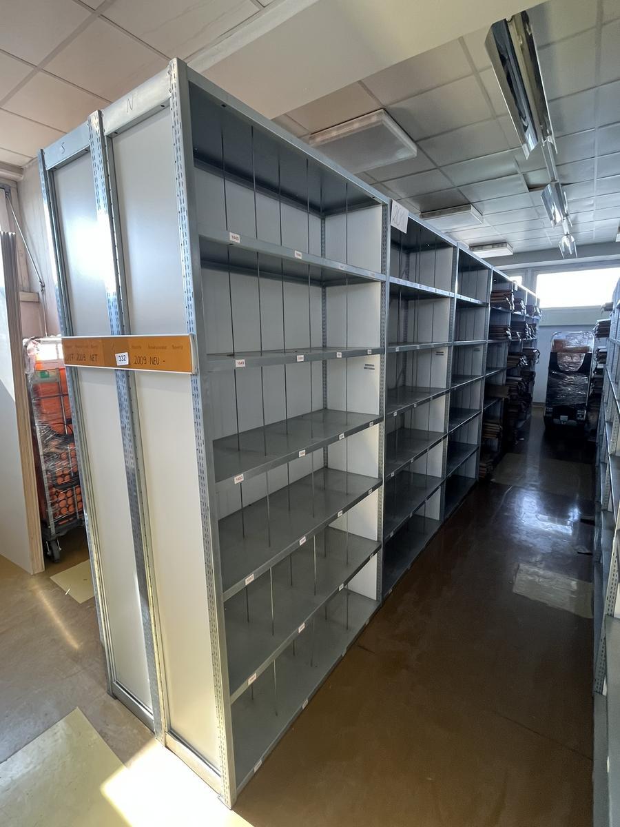 8.4 Laufmeter Doppelregale 40/40 breit, 225 cm hoch 6 Fachebene?d=2026-03-18 00:11:06