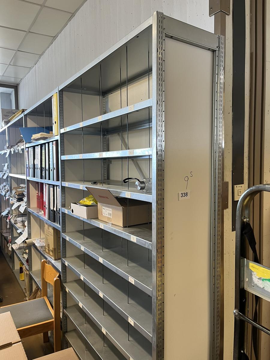 4.8 Laufmeter Steckregale 40 cm breit , 225 cm hoch 6 Fachebene