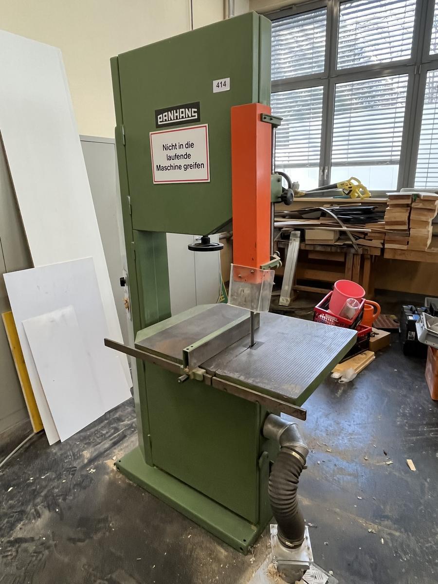 PANHANS BSB 600 Holzbands&auml;ge, 600mm Durchmesser Bands&auml;gerad, Arbeitstisch, 380 V