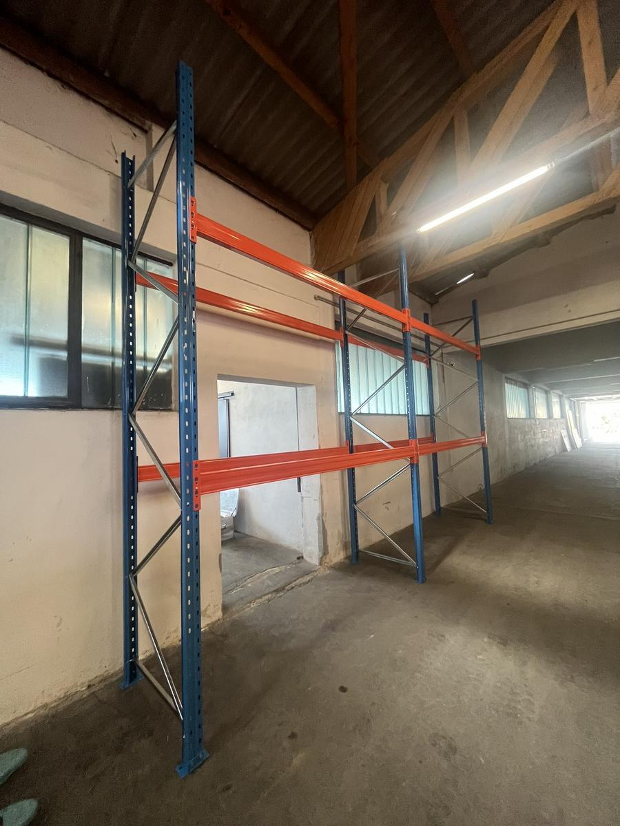 24.30 Laufmeter Schwerlast-Palettenregal H&ouml;he:4050 mm Tiefe:1000 mm