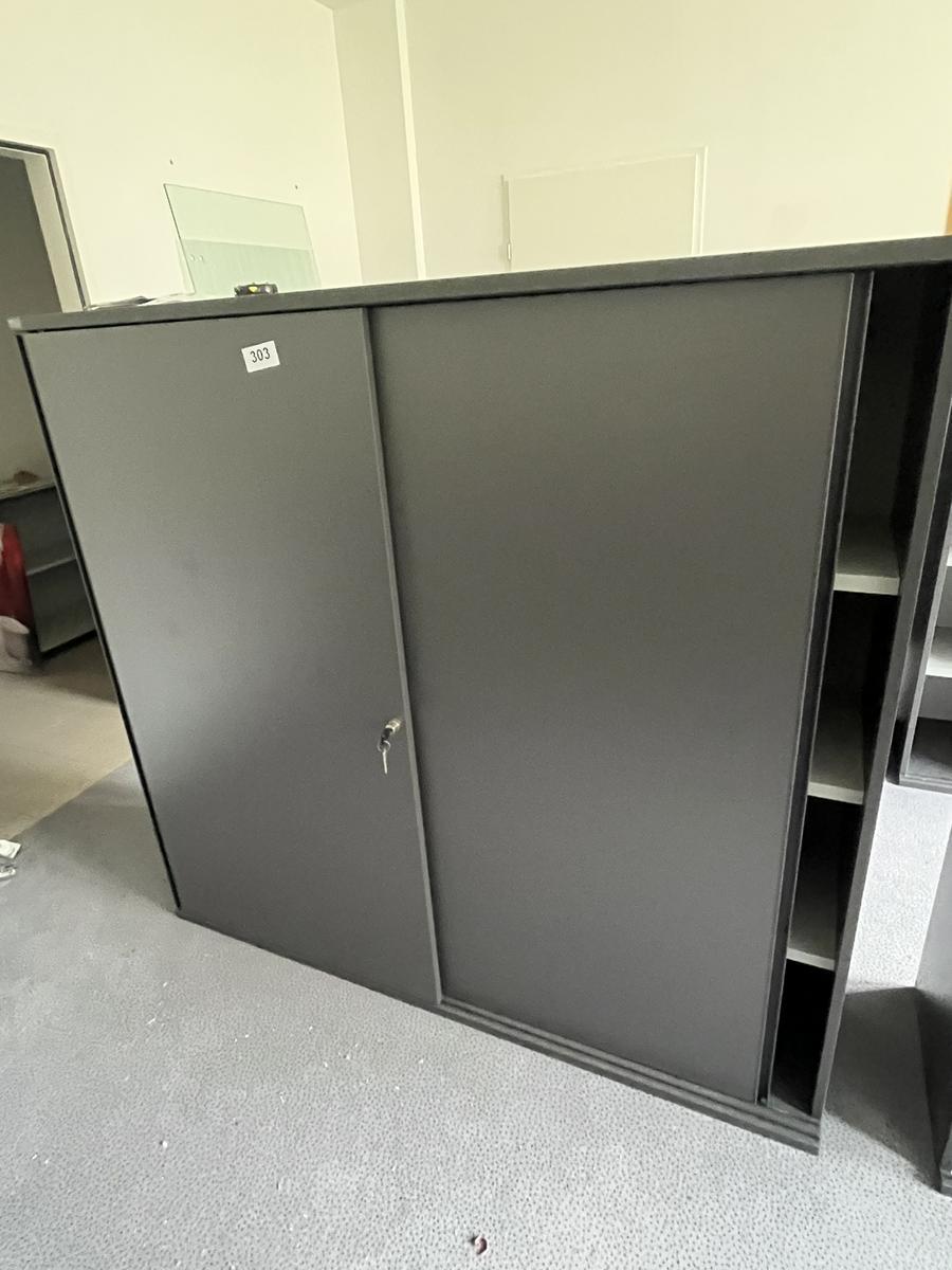 HALI Aktenschrank mit Schiebet&uuml;ren 160x150 cm 4 Ordnerh&ouml;hen