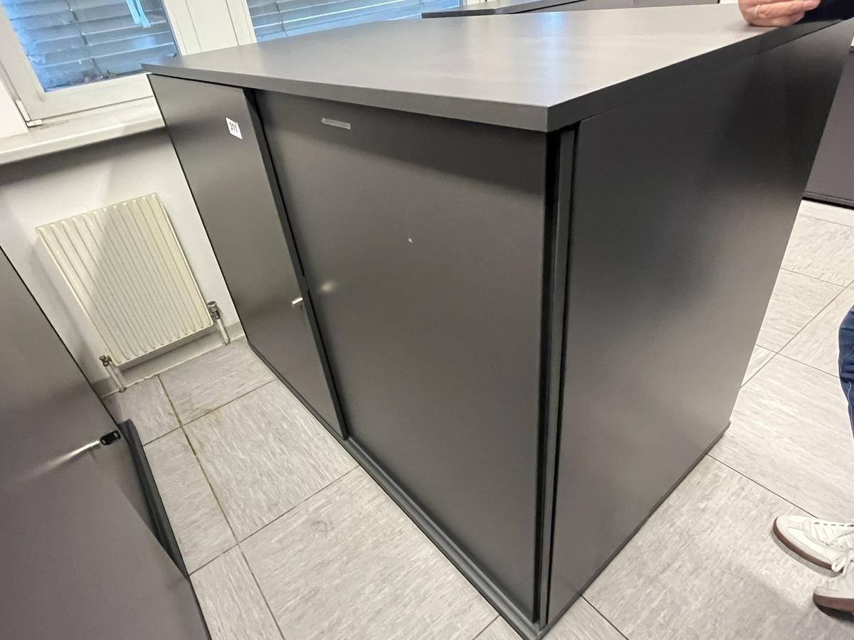 HALI Aktenschrank mit Schiebet&uuml;ren 160x115 cm 3 Ordnerh&ouml;hen