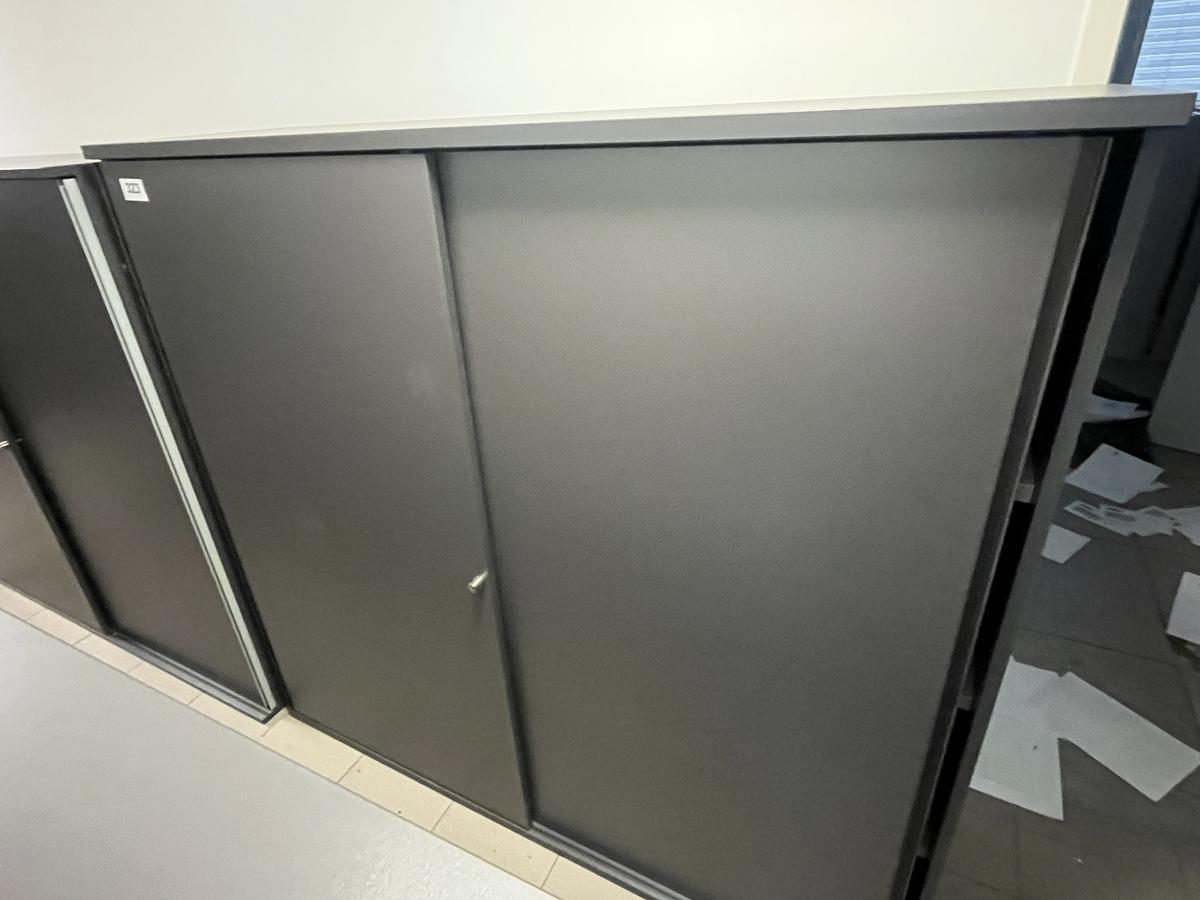 HALI Aktenschrank mit Schiebet&uuml;ren 160x150 cm 4 Ordnerh&ouml;hen